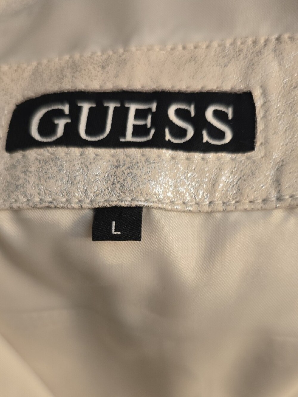 GUESS Metallic Silver Utility Jacket - Picture 10 of 15